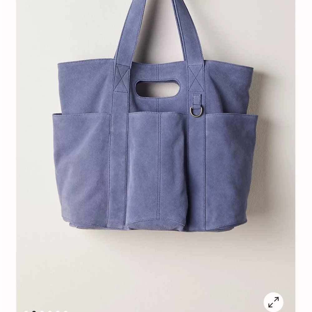 Free People suede Caravan Tote